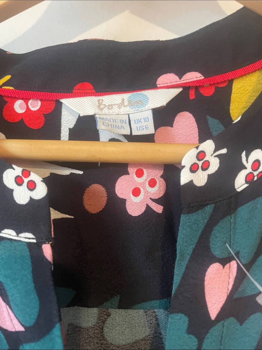 NWOT RARE Boden Folklore Dress Sz 6 B136 - Picture 4 of 6